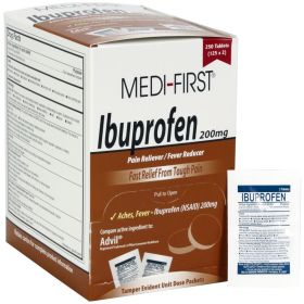 125 Ibuprofen Packs with 2 Tablets