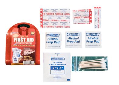 37 Piece Portable First Aid Kit