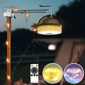 10m/32.8 ft Solar Light Strip For Camping Outdoor Sports