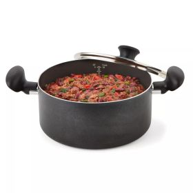 5qt Dutch Oven with Lid, Simply Cook Nonstick Cookware Black